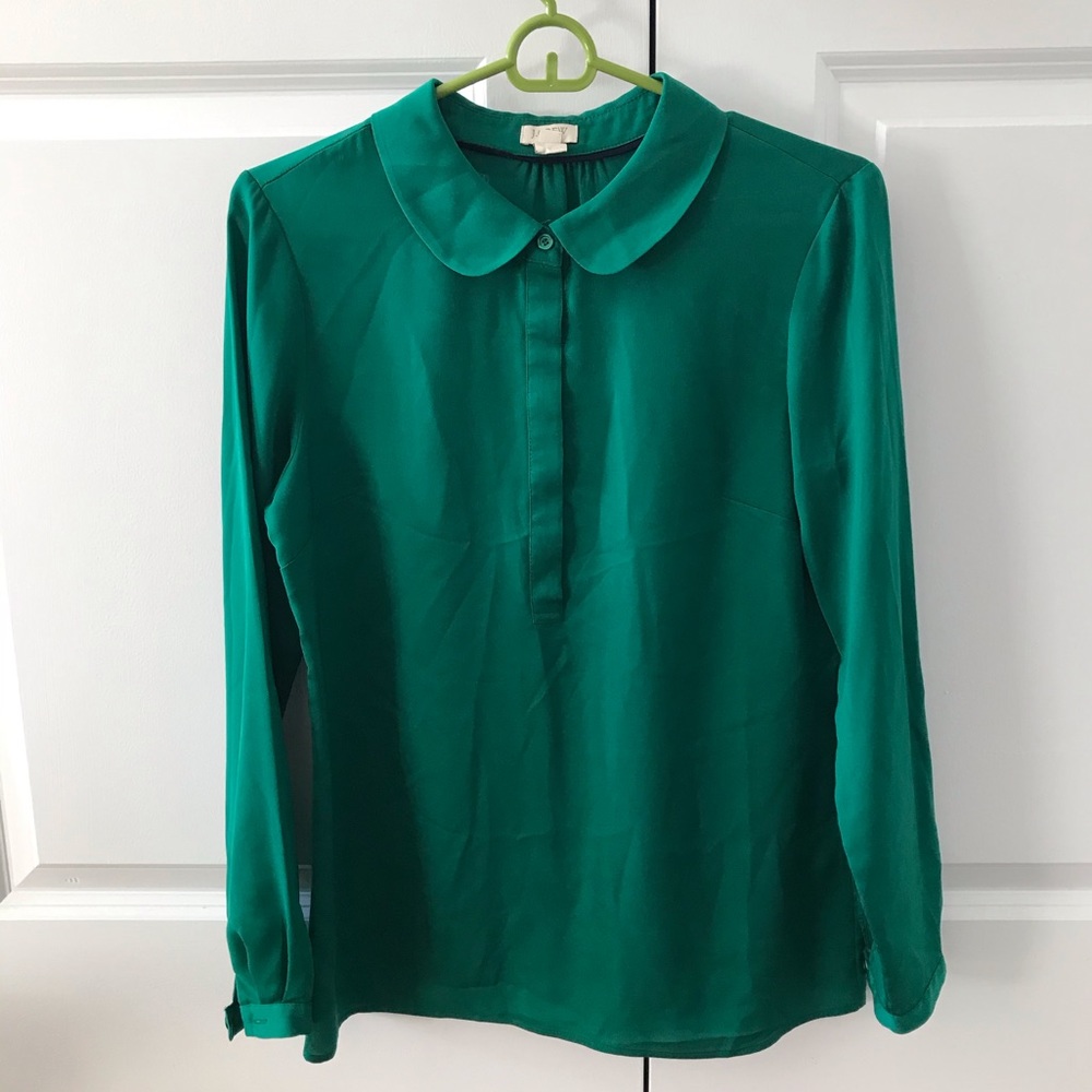 JCrew Blouse with Peter Pan Collar